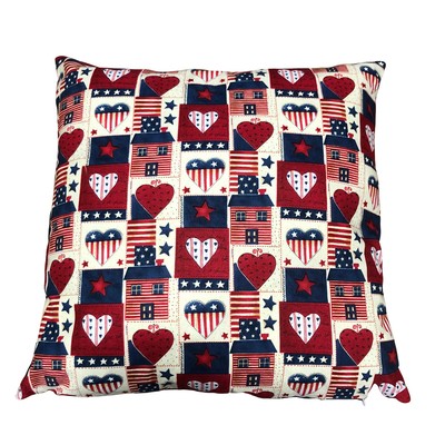 4th of July American Flag Round Beach Towel Blanket with ...