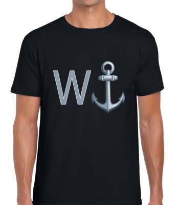 Lustiges Herren-T-Shirt W ANKER FARBDESIGN UNHÖFLICHER WITZ GESCHENKIDEE NEUHEIT KOMÖD