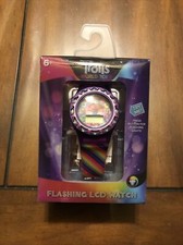 Dreamworks Trolls World Tour Watch Flashing Lights LCD Watch