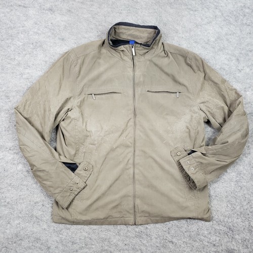 London Fog Jacket Mens Large L Bomber 