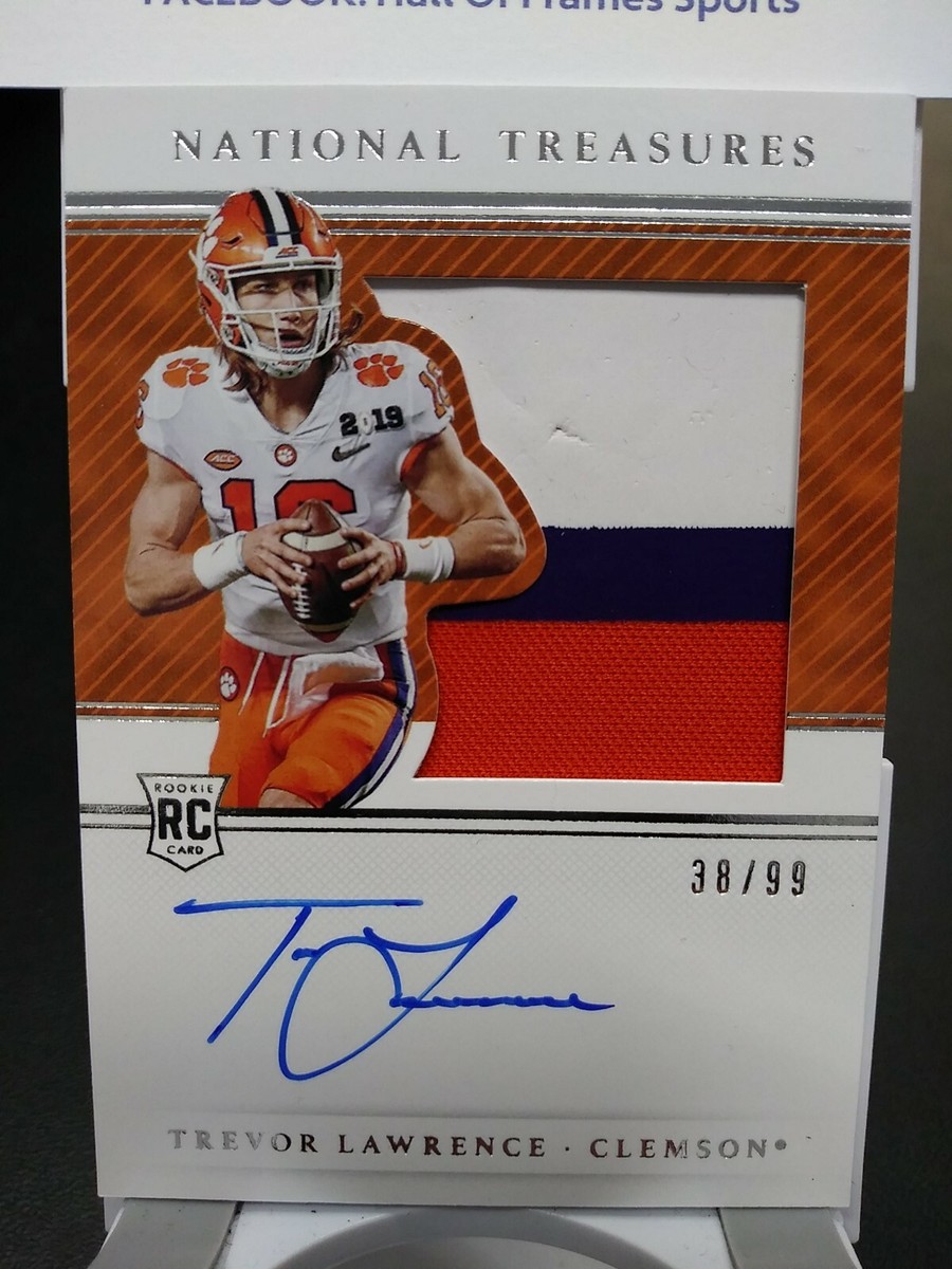 2021 National Treasures Collegiate Trevor Lawrence RPA Rookie