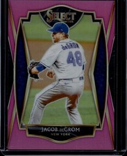 2021 Select Baseball Jacob DeGrom #189 Premier Level Pink /10