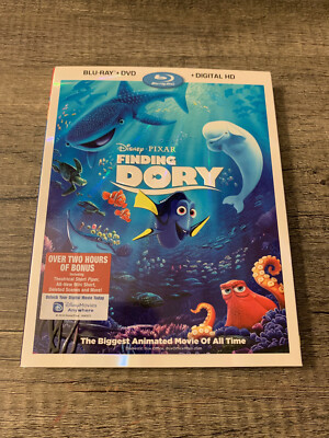 Disney Pixar's Finding Dory (2016) 3-Disc Blu Ray + DVD Combo