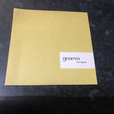 Geneva - Best Regrets - 1 Track PROMO CD Single