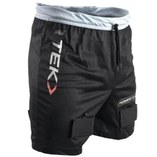 PowerTek Adult LADIES Ice Hockey Jill Mesh Shorts | Pelvic Protector & Sock Tabs