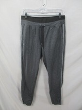 Under Armour Womens Pants Medium Gray Sweatpant Tapered Elastic Waist Drawstring