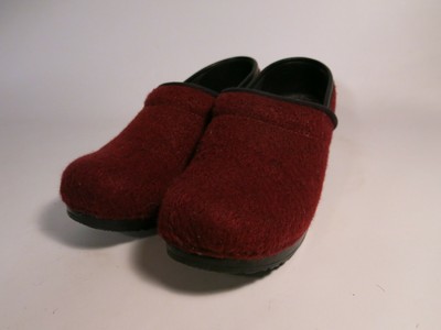 dansko felt clogs