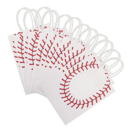 8 Pack Baseball-Party-Banner – Bunte Papier-Girlanden, Je 6 Bälle – Für Geburtstag, Klassenzimmer & Deko