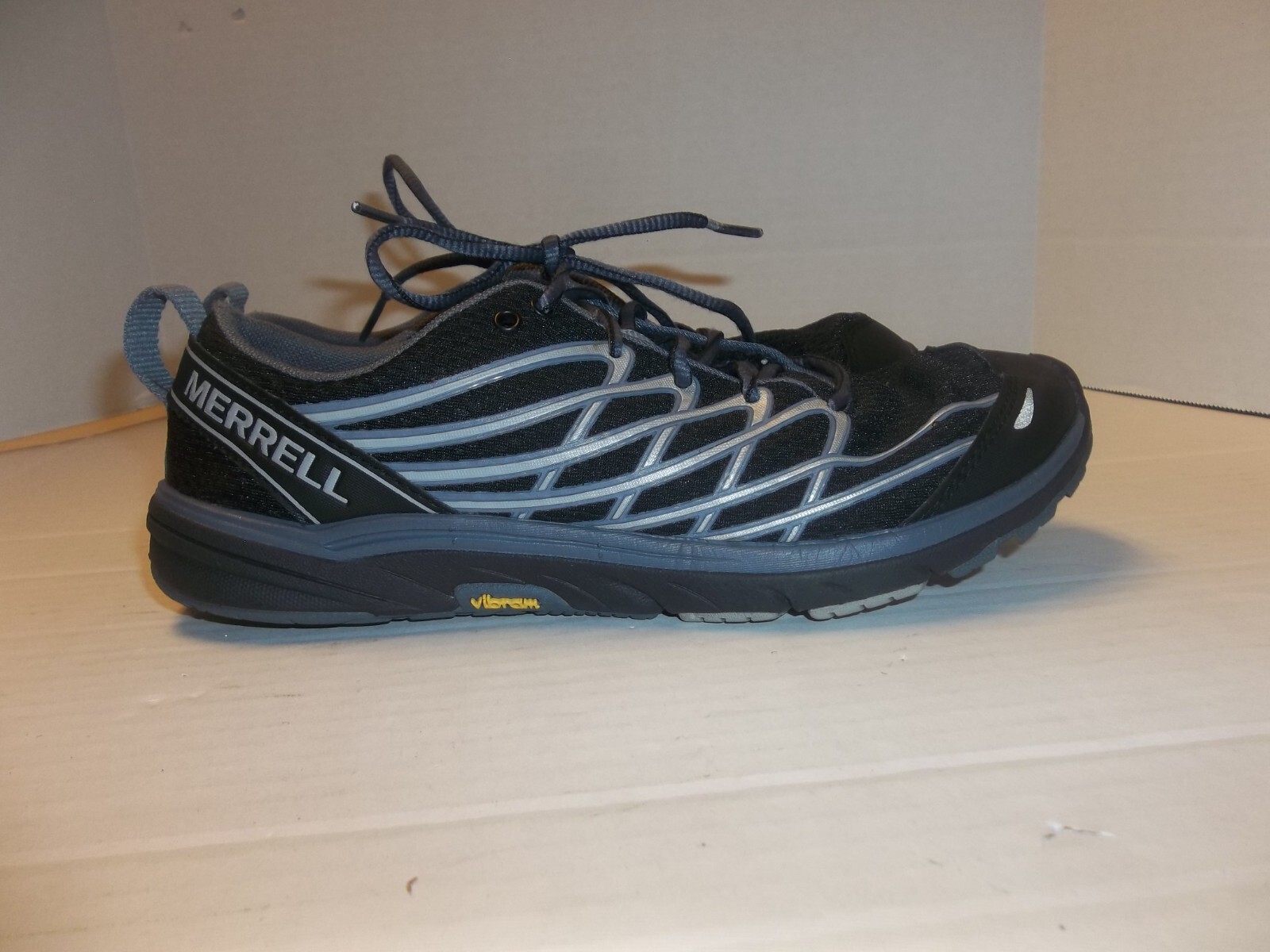 Merrell Bare Access Arc 3 Black Barefoot Running Sneakers Shoes Womens Size 8