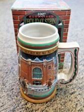 Anheuser Busch Budweiser 1997 "Home for the Holidays" Holiday Stein - # CS313