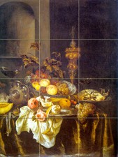 18 x 24 Art Mural Ceramic Fruits Backsplash Tile 285