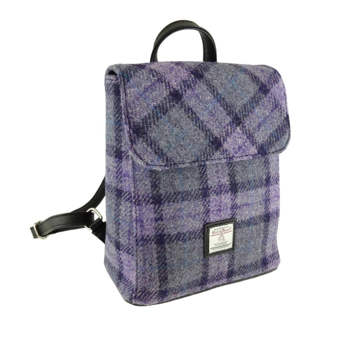 AUTHENTIC HARRIS TWEED MINI BACKPACK TUMMEL GLEN APPIN Col 89