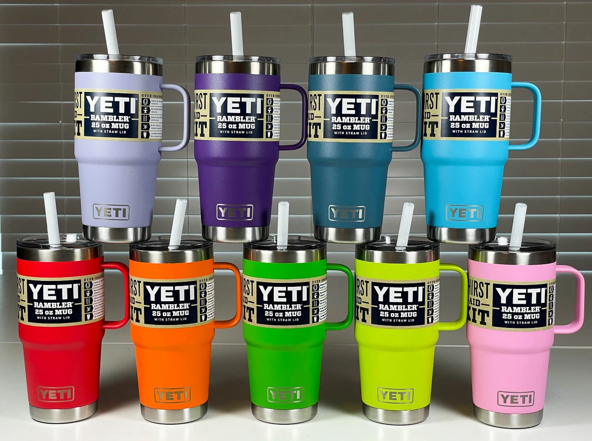 YETI 25oz Mug with Handle & Straw Lid; LE Colors: New, Pick your