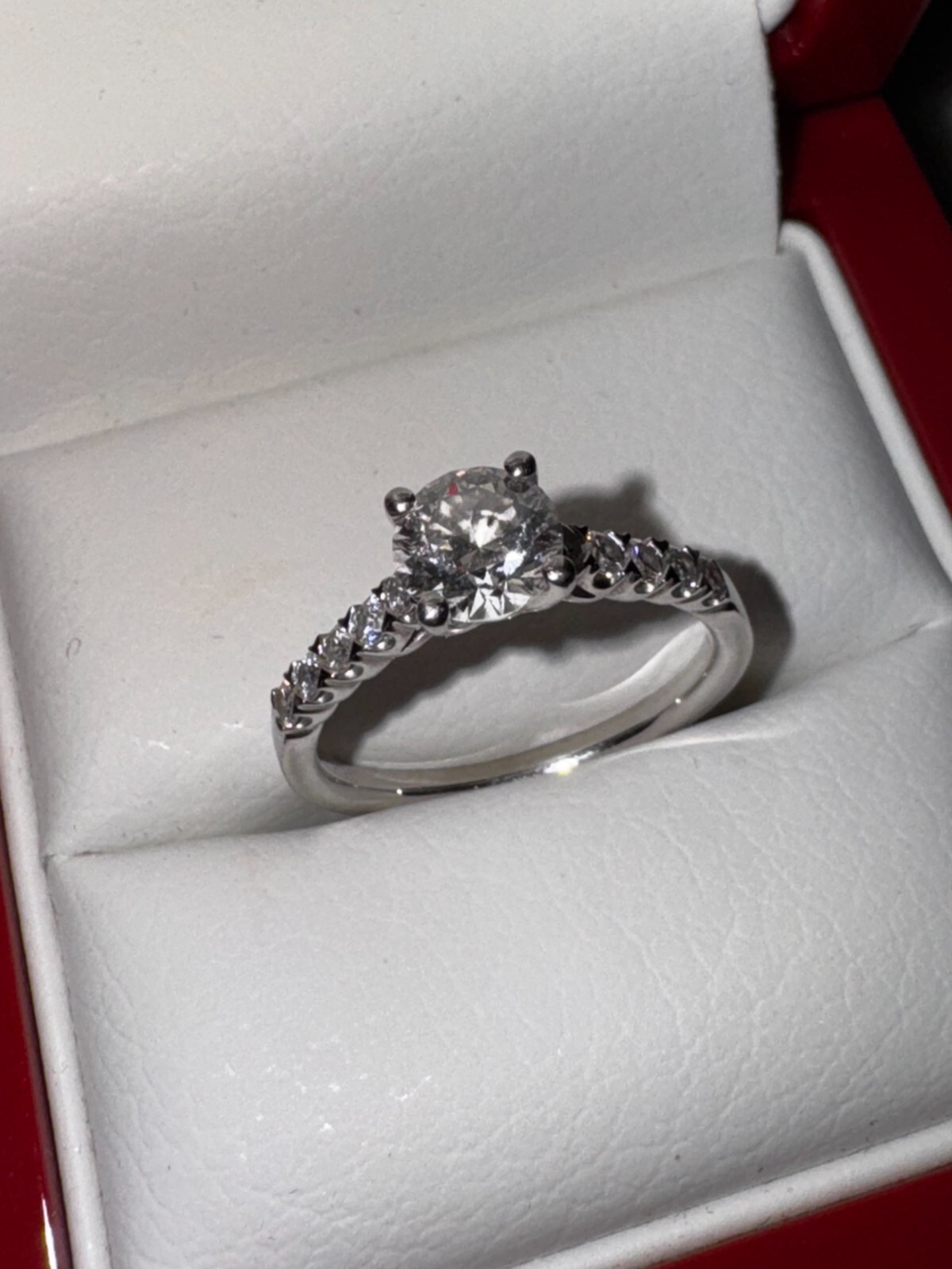 Diamond Engagement Ring & Wedding Band | Clarity VS2 | Color F | Excellent Cut-image