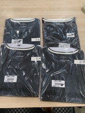 Lot of 4 Talbots Women Black Long Sleeve V & Crew Neck top shirt Plus Size 1X