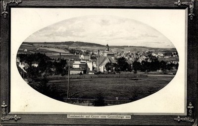 Ak Geyer im Erzgebirge Sachsen, Totalansicht auf  Geyersberge,... - 4843517