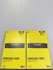 Corsair Vengeance DDR5 RAM 32GB 2x16GB 6400MHz CL32 Intel XMP iCUE Compatible