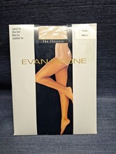Vintage Evan-Picone Control Top Ultra Sheer Pantyhose Sandalfoot Size 4 Nude