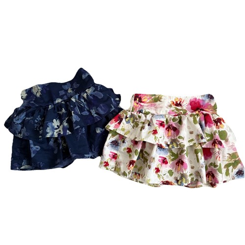 Gap Ruffled Skirt Set Girls Size Small Built In Shorts Ruffle Cottagecore Spring