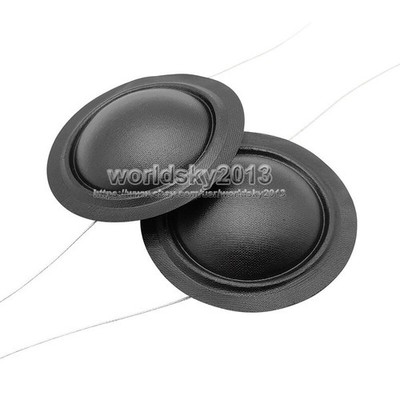 2x 8Ω 25.4mm Tweeter Voice Coil Treble Horn Speaker Silk Sound Film Diaphragm  #