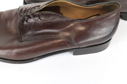 Suitsupply Herren Schuhe EU43/UK9 Braunes Kalbsleder Derby Zum Schnüren Stil - Picture 14 of 17