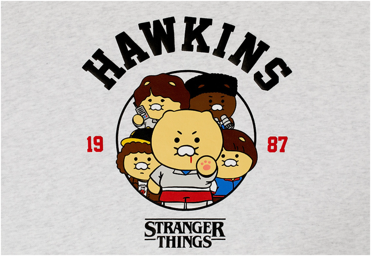 Netflix Stranger Things X Kakao Friends Collab Unisex Clothes