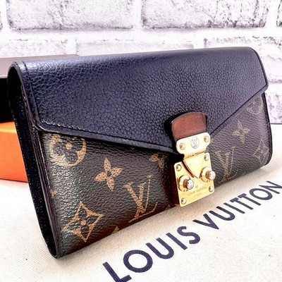 Louis Vuitton Monogram Portefeuille Pallas Noir M58415