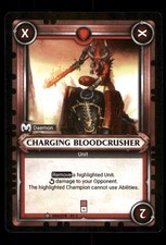 069/278 Charging Bloodcrusher Warhammer Age Of Sigmar Daemon Trading Card TCG 