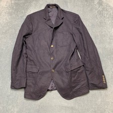 Polo Ralph Lauren Blazer Jacket Mens 38R Navy Blue Single Breasted Business Wear