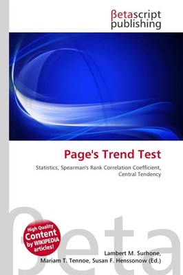 Lambert M. Surhone (u. a.) | Page's Trend Test | Taschenbuch | Englisch (2026)