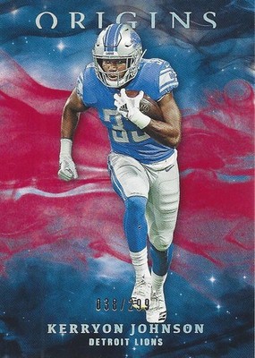 2019 Panini Origins Red #34 Kerryon Johnson /299 - FB