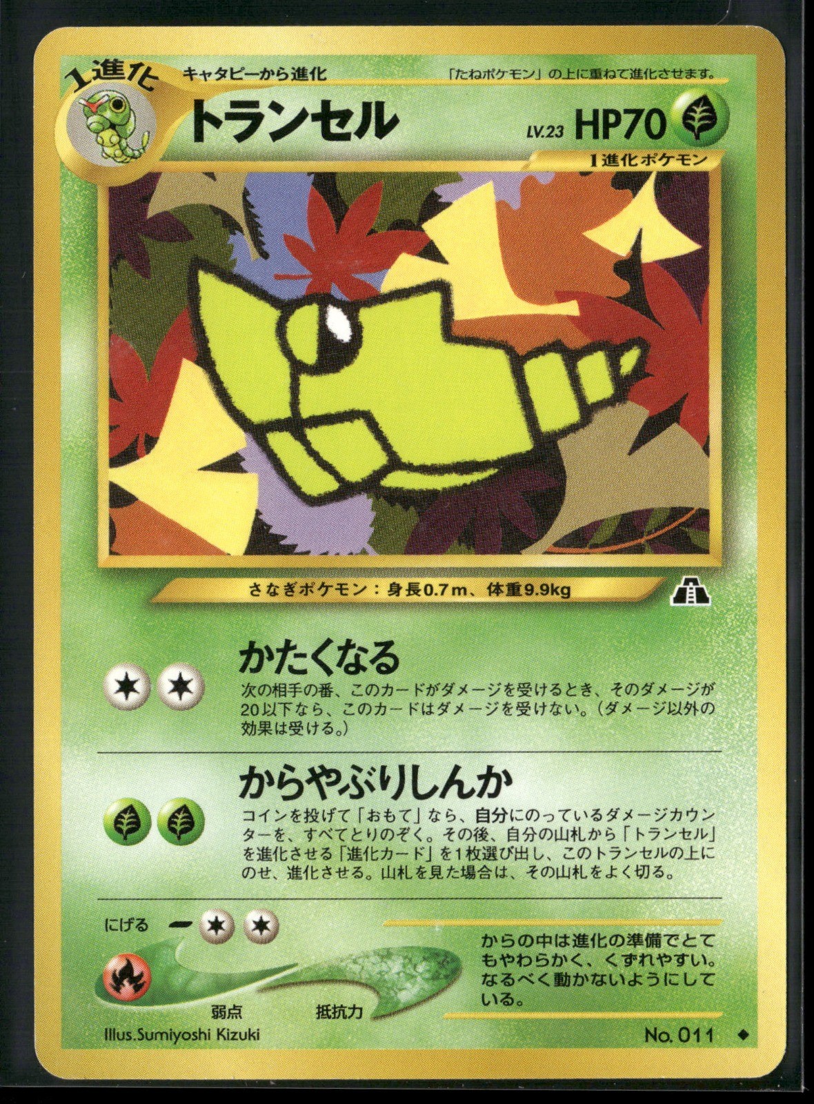 Metapod Uncommon Crossing the Ruins... 2000 Pokemon TCG