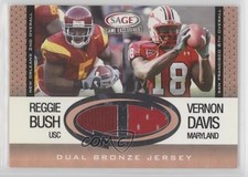 2006 SAGE Game Exclusives Dual Jerseys Bronze Reggie Bush Vernon Davis #CS4 0h4