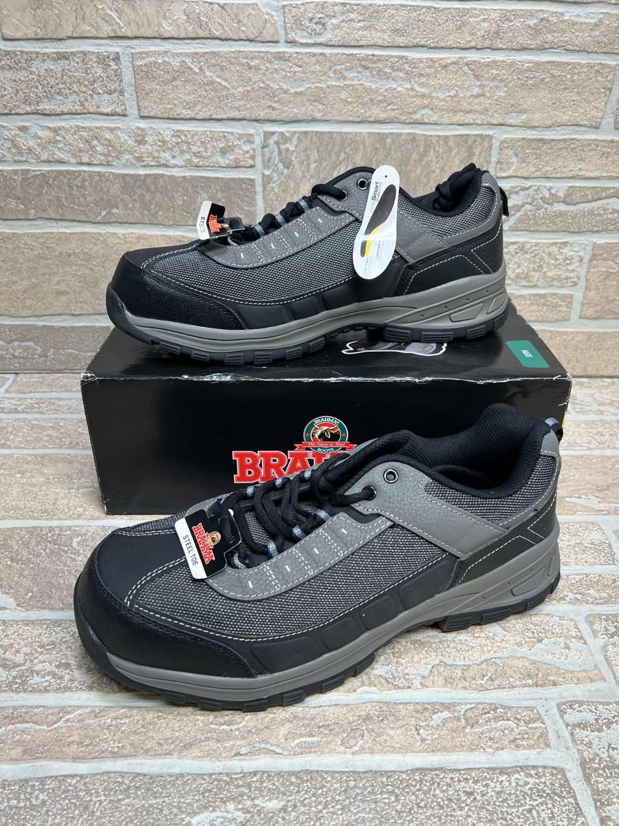 Brahma Steel Toe Work Shoes Black Mens 13 Oil & Slip  display picture 3