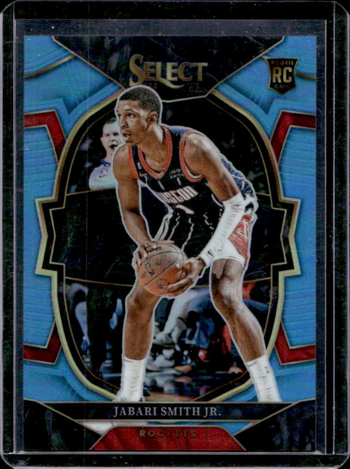 2022-23 Panini Select Jabari Smith Jr. RC Light Blue Prizm Concourse #/299