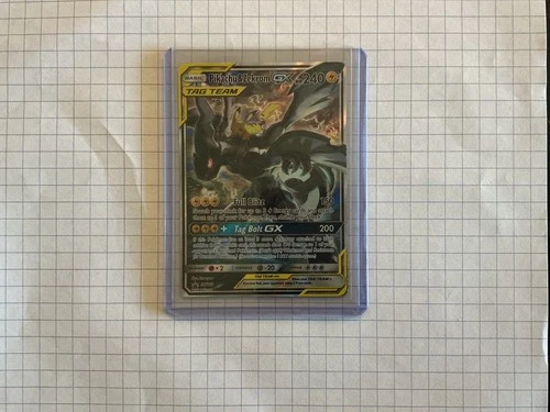 Pikachu & Zekrom GX tag team SM168 Sm Holo illus. Kawayoo