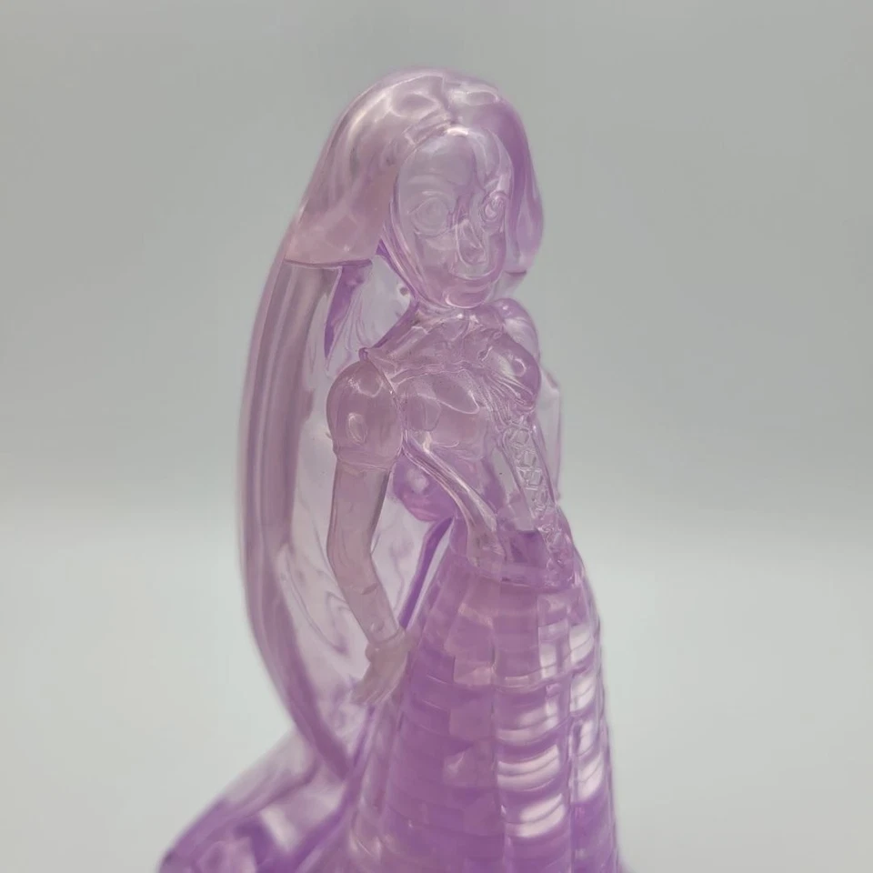 Quebra-cabeça de cristal Disney 3D camada repunzel emaranhada vertical pilha de pé 5,5 polegadas - Imagem 2 de 4