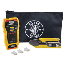 VDV026-813 RJ45 Ethernet Tester Crimper Kit with Pass-Thru, Cat5e/Cat6 50