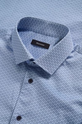 MATINIQUE  MICRO-PRINT SHIRT/CHAMBRAY BLAU - XL EXPRESSVERSAND