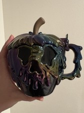 Disney Parks Poison Apple Stein Mug Black Purple Green Large 2023 Halloween Rare