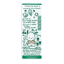 Pochacco Sanrio Compact Towel: Profile Design 25x70cm Made in Japan