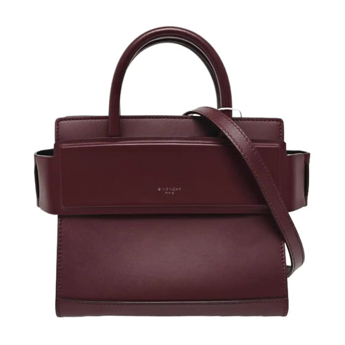 GIVENCHY Horizon Handbags Leather Burgundy Free Shipping | Duties Paid