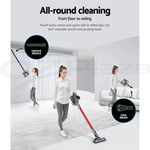 Devanti Handheld Vacuum Cleaner Stick Cordless Bagless Handstick Recharge Vac - Picture 8 of 15