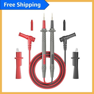 Multimeter  Leads Kit with 1000V Rated Precision Probes & Alligator Clips