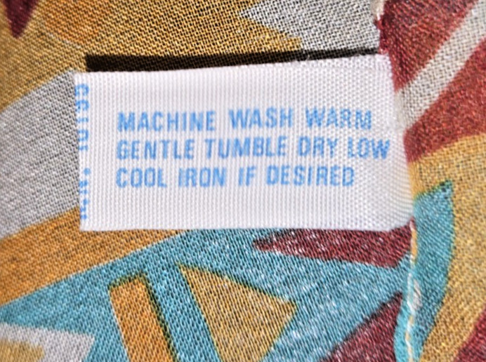 VTG Rectangular 100% Polyester Scarf Made in Ital… - image 3