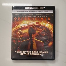Oppenheimer 4K UHD Blu-ray Blu-ray w/o Digital Code Ft Cillian Murphy Nolan