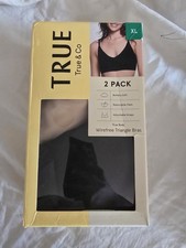 True  Co Women's Wirefree Bra, 2-pack Size XL