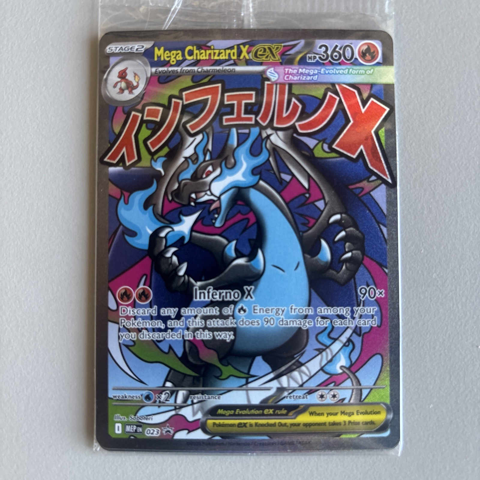 Mega Charizard X EX 023 Mega Evolution Promo Sealed Pack 2025 Pokemon TCG