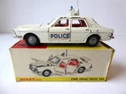 Dinky Toys #255 FORD ZODIAC POLICE CAR - 1:43 Vintage Diecast BOXED!