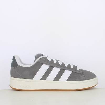 Adidas Grand Court Alpha 00 Men's Athletic Sneaker Grey Shoe Suede